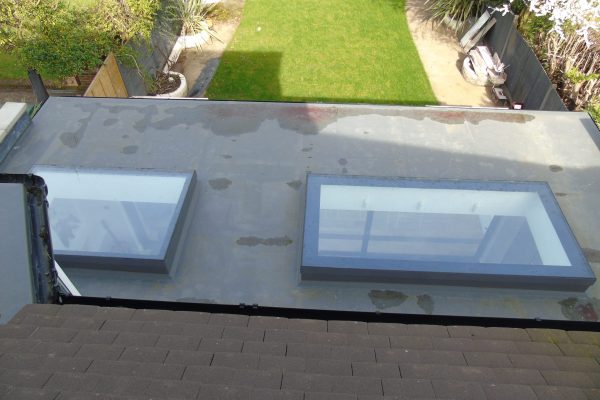 Our rooflights do not have to be the same size.  As seen here, they can be different sizes to suit the room layout below.